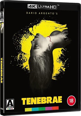 TENEBRAE [4K UHD Blu-ray] 1982 Dario Argento Arrow Video UK Giallo Horror Movie