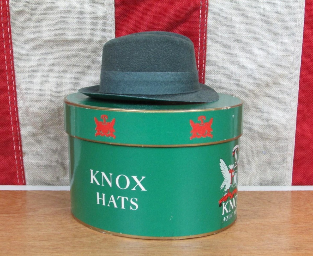 激レア 10s VINTAGE Knox Top Hat 7 3/8 59cm 激レア 10s VINTAGE Knox Top Hat 7 3/8 59cm レトロ カンカン 帽