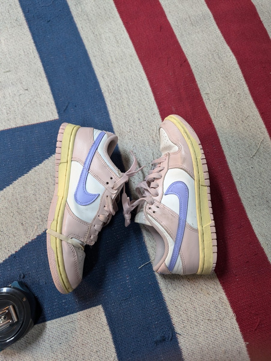 Nike Dunk Low Pink Oxford Purple White Sneaker Retro Women's Nike Dunk Low Pink Oxford Purple White Sneaker Retro Women's