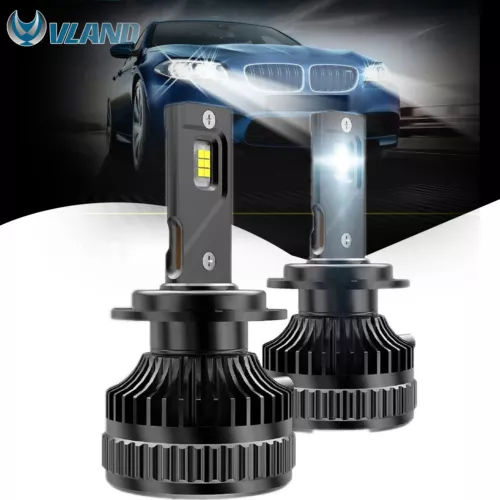 VLAND D2S D2C D2R D2H D4C D4S D4R LED Headlight Bulbs 6000K High Low beam New - Picture 1 of 9
