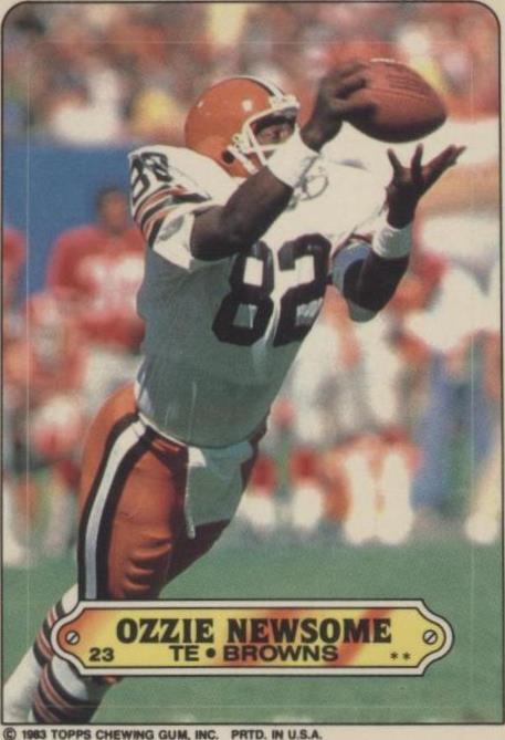 1983 Topps Ozzie Newsome #23 - 1 of 1