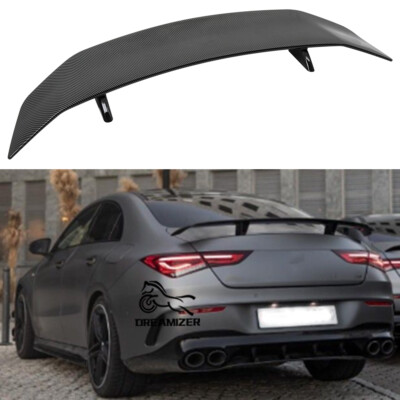 Ala Trasera (Spoiler) De Fibra De Carbono Para Mercedes CLA45 AMG / CLA250 (2013-2018) - Adhesivo