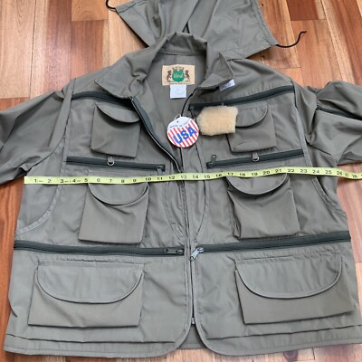 NWT Vintage 1960's/70's Ideal Cropped Fishing Jacket Hooded NWT Vintage 1960's/70's Ideal Cropped Fishing Jacket Hooded