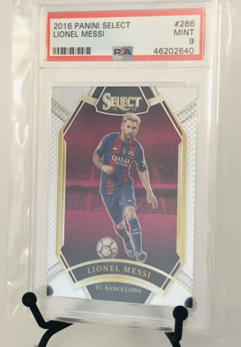2016 Select Lionel Messi Field Level FC Barcelona #286 PSA 9 MINT Sp - Picture 1 of 2