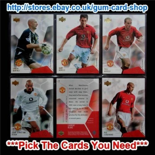 Manchester United Football 2003 Season Sports Trading Cards & Accessories