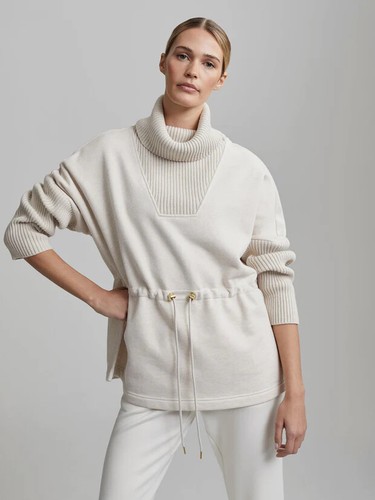 *L, XL* - Neu mit Etikett Varley Cavello Longline Sweatshirt Oberteil in Birke meliert, 158 $ NEU! - Bild 11 von 34