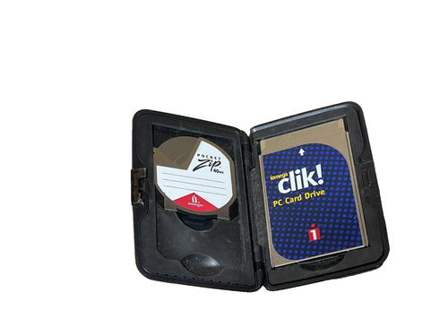 M136 Vintage Iomega Clik! C40-T2 40mb PC Card Drive - A tiny 40MB magnetic disk - Picture 9 of 19