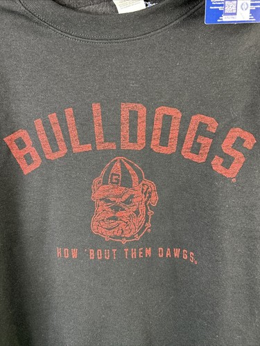 Champion NCAA Men's Georgia Bulldogs Crewneck Sweatshirt Size S Black - 第 2/3 張圖片