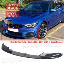 For Bmw F32 F33 F36 4 Series M Sport 2014-2020 Glossy Black Front Bumper Lip Kit For Bmw F32 F33 F36 4 Series M Sport 2014-2020 Glossy Black Front Bumper Lip Kit
