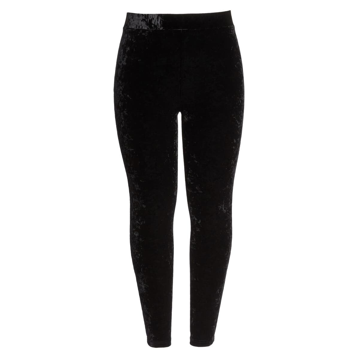 Womens Leggings Black Crushed Velvet Leggings Luxury Leggings In