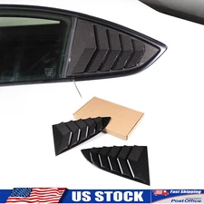Carbon Fiber ABS Rear Quarter Side Window Louvers Overlay For GR86/BRZ 2022-2025