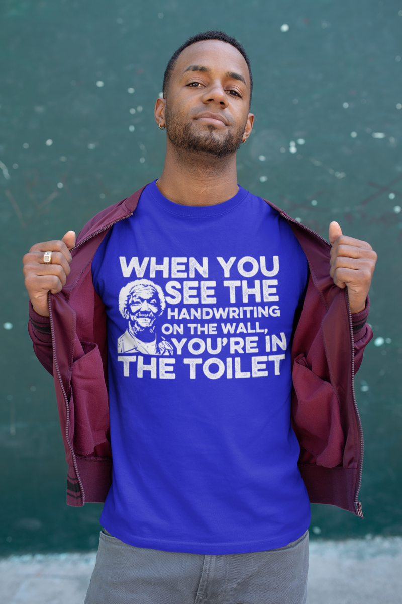 Sanford And Son T-Shirt Redd Foxx You Smart Yellow Heather In Sizes SM - Foto 11