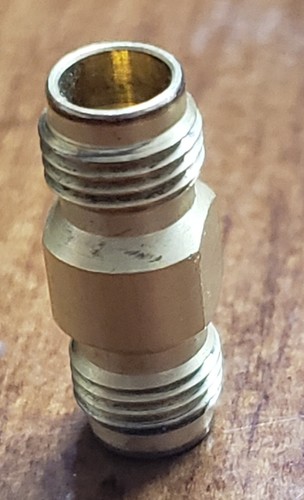 2.4mm (F) to 2.4mm (F) COAXIAL ADAPTER, DC-50GHz, GOLD PLATED - Picture 2 of 5