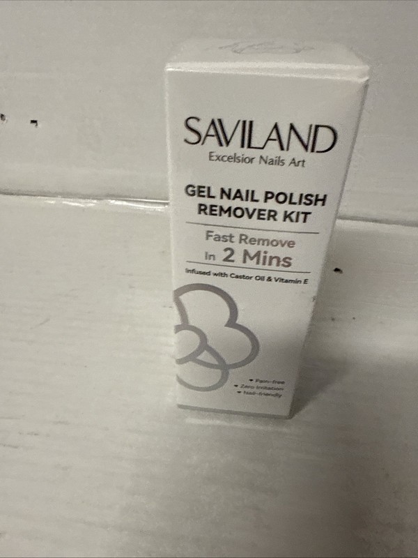 Saviland GEL NAIL POLISH REMOVER KIT Remove in 2 Minutes NON-TOXIC VEGAN 5/29
