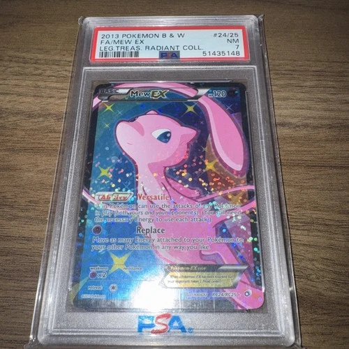 Pokémon Mew EX Radiant Collection Legendary Treasures RC24/RC25 PSA 7