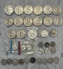 $10 Face Value 90% Silver Franklin, Walking Liberty, Mercury Dime, Proof, & More