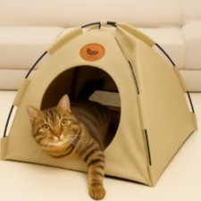 Cat Cooling Tent   Portable, Soft  Breathable Pet Shelter