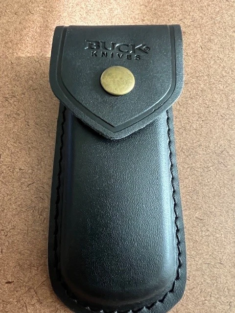 Funda de cuero genuino Buck 110 solamente - Nueva Foto 2 de 4