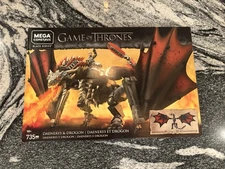 Mega Construx Game of Thrones Daenerys & Dragon ~ Brand New ~