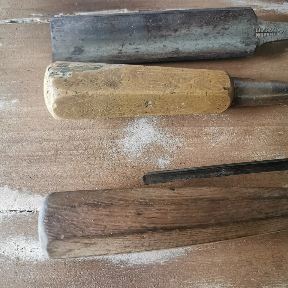 Lot Anciens Ciseaux À Bois Goujes... / Réf A327 - Photo 3/4