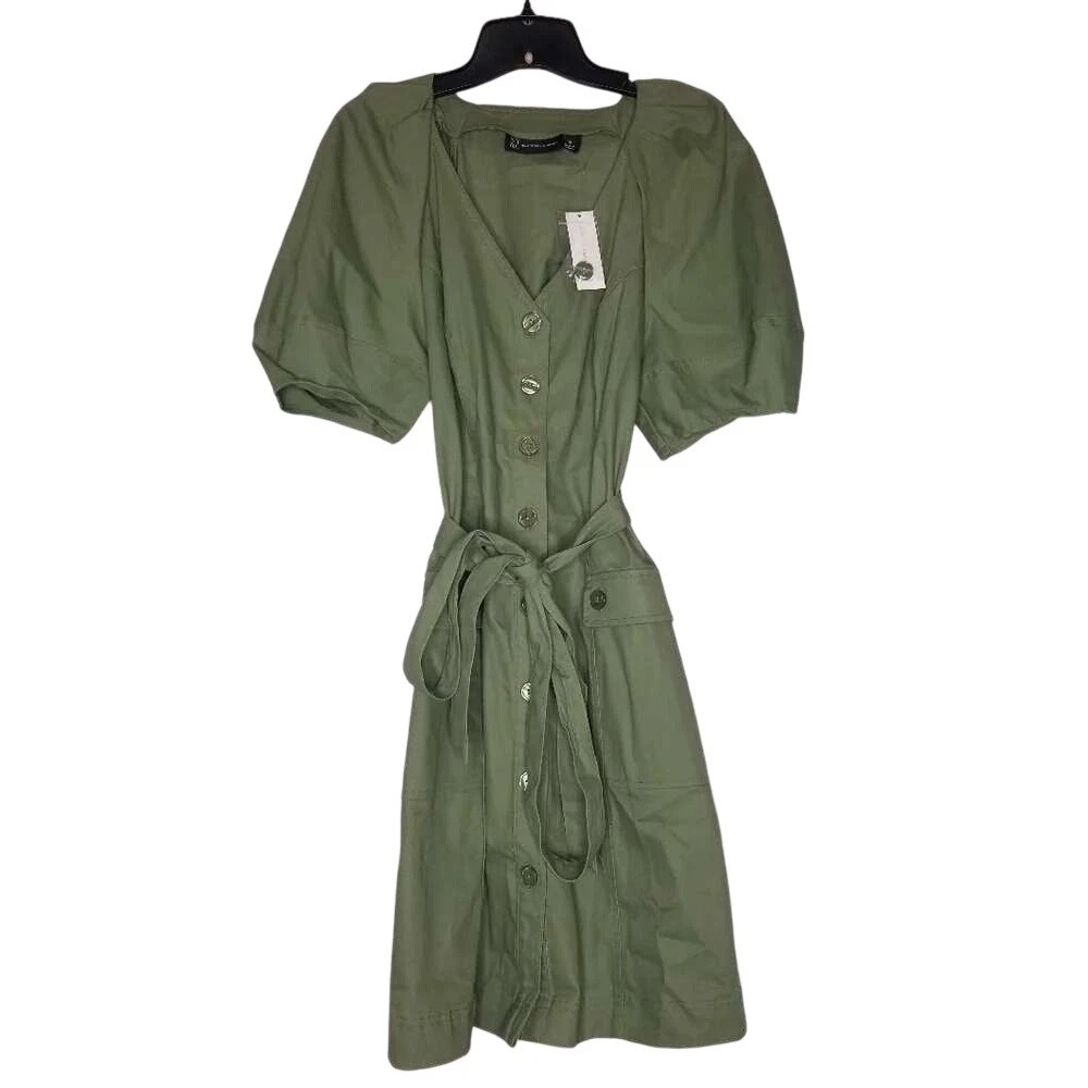 new york and company green dress New York And Company NY & C Lime Green Off Shoulder Ruffle Maxi Dress Large
