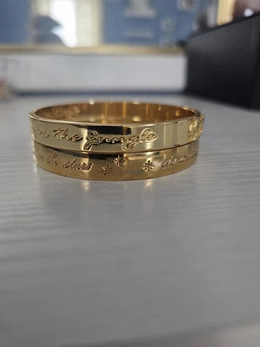 Braccialetti misti impeccabili tono oro bracciali 1 firmato KATE SPADE NEW YORK lotto# 192