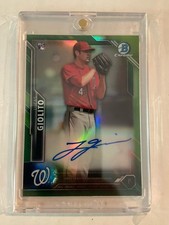 2016 Bowman Chrome Rookie green Refractor /99 Lucas Giolito #BCAR-LG Auto RC