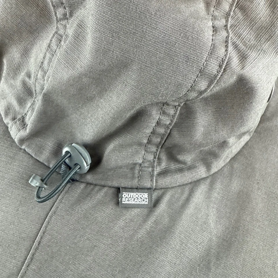 Outdoor Research Sun Hat Mens L/XL Gray Wide Brim Cotton Hiking Trail - Image 3 of 4