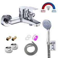 Badewannenarmatur mit Handbrause Einhebelmisc...