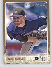 2015 Topps Update #US291 Eddie Butler Gold #/2015