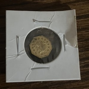 1852 california gold Octagonal ( Rare) 1/2 coin  Thirteen Stars