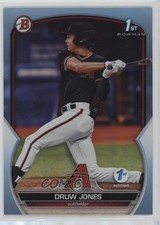2023 Bowman 1st Edition Sky Blue Foil Druw Jones #BPPF-25 16vb