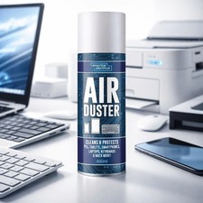 Air Duster Spray Compressed Can Cleans Laptop Printer Keyboard Tech Gadget 200ml
