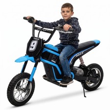 24V Youth 350W Kids Electric Dirt Bike 3 Speed Off Road Ride On Motorcycle for