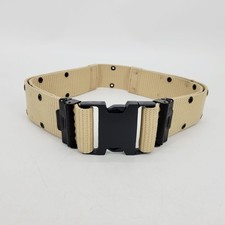 Mil-Spec Desert Tan LC-2 Pistol Belt LARGE Individual Nylon Equipment Web Belt