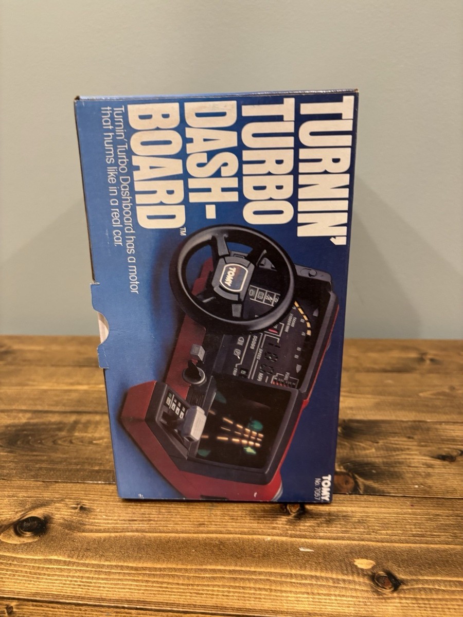 Tomy Turnin' Turbo Dashboard Driving Game ORIGINAL BOX Vintage