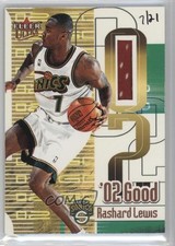 2004-05 Skybox Premium Fleer Buyback Materials 7/21 Rashard Lewis 2a8