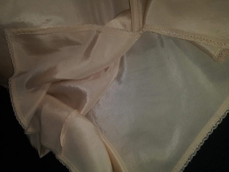 DE COLECCIÓN SATINADO OESTE TEJIDO FINO TRANSPARENTE FALDA SIN CORDONES Aceitosa Húmeda delgada LENCERÍA OFICINA SISSY Foto 3 de 4