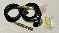 Viefow Burner Connection Kit Propane Fire Pit Parts 1/2 Control Valve Key