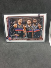 2025 Topps Basketball Flagship  Pistons Shoot Lights Out #279