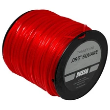5lb .095 Square Red Commercial Trimmer Line Spool Roll Fits Echo Stihl Redmax
