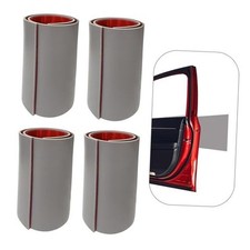 Garage Wall Protectors 4 Pack - 6x15 Inches Strong Self-Adhesive Bumper Gray