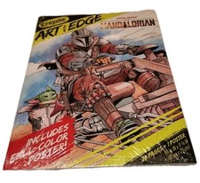 New Crayola Art Book Star Wars The Mandalorian 28 Pages  1 Poster