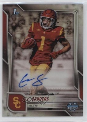 2025 Bowman U Chrome Prospect Refractor 102/299 Eli Sanders #BCA-ESA Auto 1l2n