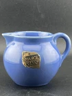 Vintage Stangl Pottery Creamer Blue Glaze Jug Pitcher USA Art Deco Style