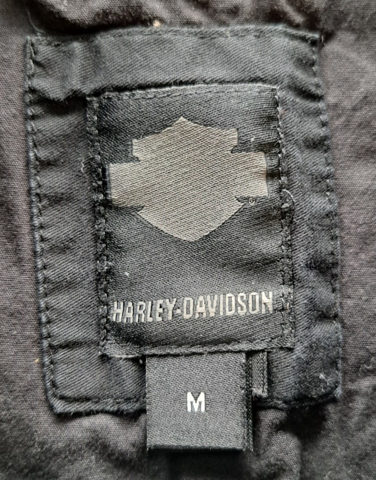 Harley Davidson Snap Button Jacket Shacket Mens M… - image 3