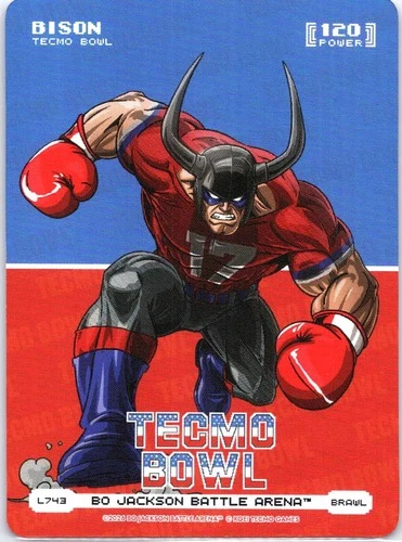 Bo Jackson Battle Arena Tecmo Bowl Bison Brawl Logofoil Josh Allen