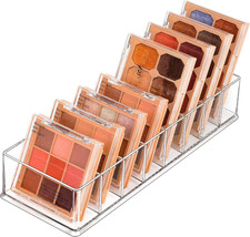 8-Section Acrylic Organizer for Bathroom, Vanity, and Makeup Storage