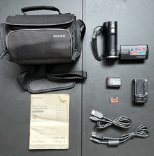 Sony HDR-CX220 HD Handycam Camcorder W/ Carry...