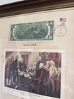 Framed 1976 Official First Day Commemorative Signing Of The Declaration — photo 2